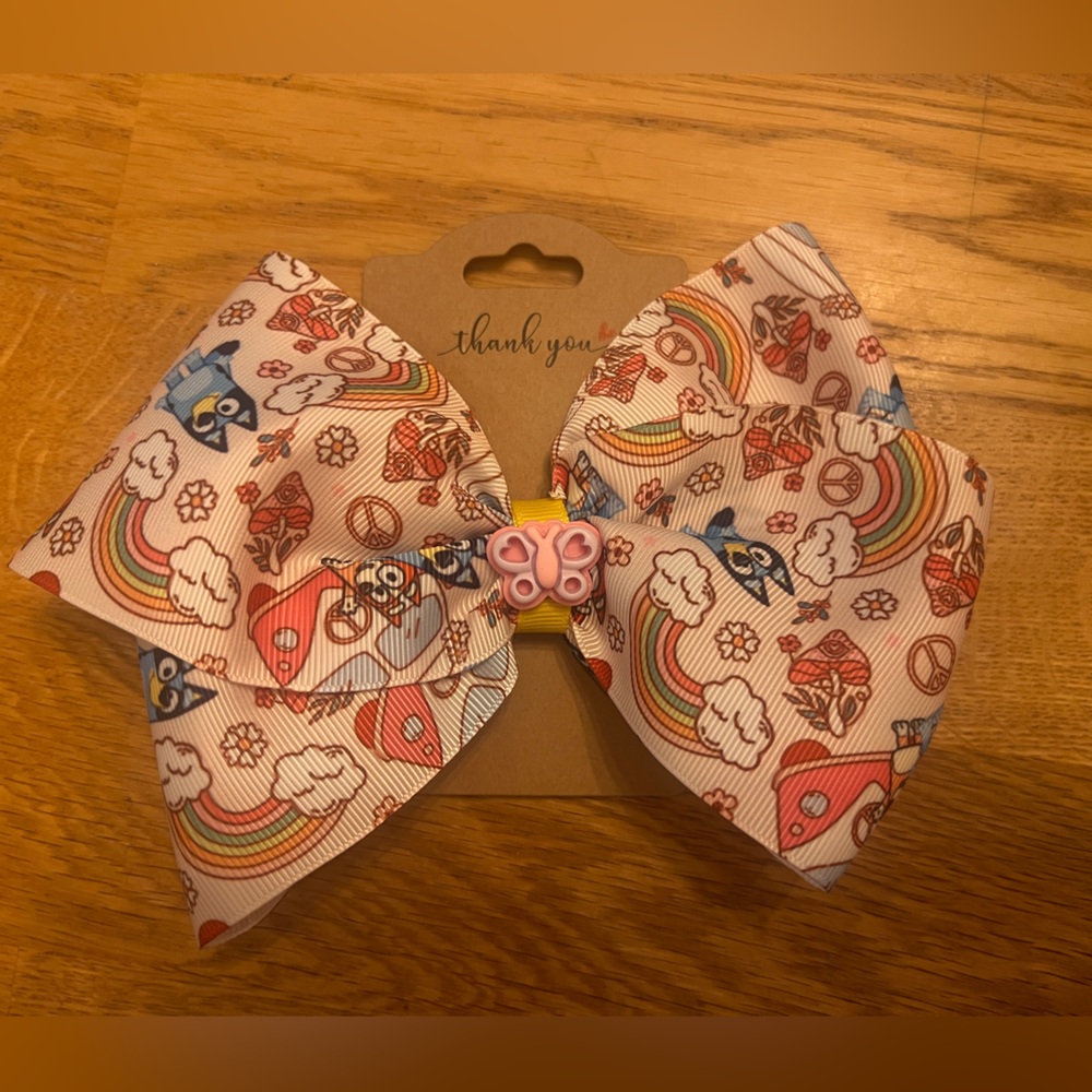Bluey hair bow